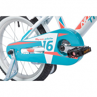 Велосипед Novatrack Novara 16" (2019) White/Blue 165ANOVARA.WT9