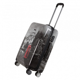 Чемодан средний Polar 24" 2-ой РА026 grey
