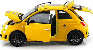 Коллекционная машина Bburago Fiat Abarth 695 Tributo Ferrari (18-21070) yellow
