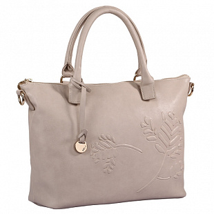 Женская сумка Pola 4266 grey/beige