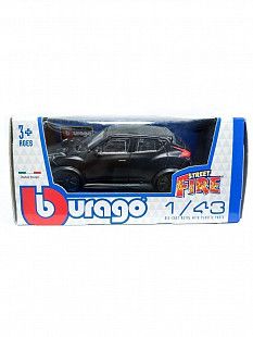 Машинка Bburago 1:43 Nissan Juke-R (18-30000/18-30136) black