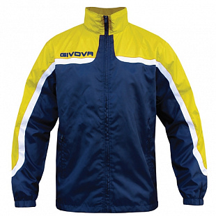 Ветровка Givova Asia RJ006 blue/yellow