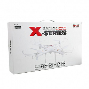 Квадрокоптер MJX X705C с Wi-Fi камерой X705C (белый)