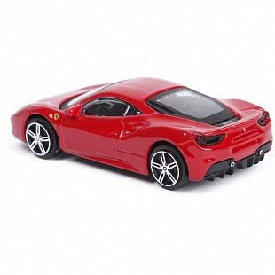 Машинка Bburago 1:43 Ferrari 488 GTB (18-36000/18-36023) red