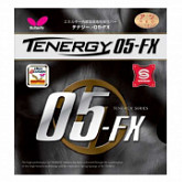 На картинке изображен Накладка для ракеток Butterfly Tenergy 05 Fx black Накладка для ракеток Butterfly Tenergy 05 Fx black