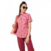 Рубашка женская Jack Wolfskin Matata Print Shirt W rose quartz all over