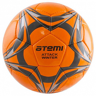 Мяч футбольный Atemi Attack Winter 5р orange