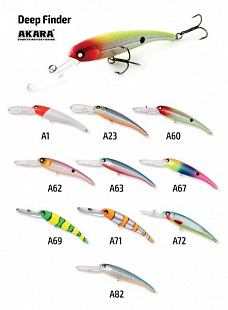 Воблер Akara Deep Finder 125F