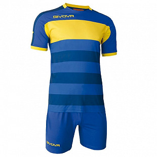 Футбольная форма Givova Kit Derby KITC60 blue/yellow