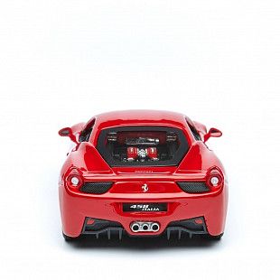 Коллекционная машина Bburago 1:24 Ferrari 458 Italia (18-26003) red