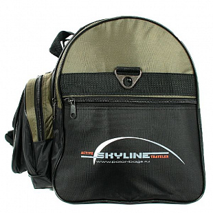 Дорожная сумка Polar П01 black/white