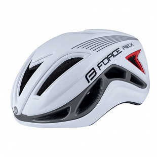 Велошлем Force Rex white/grey