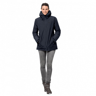 Куртка женская Jack Wolfskin North Ice Parka W midnight blue