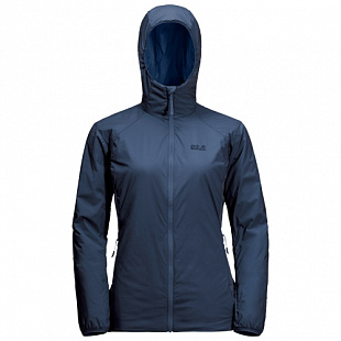 Ветрозащитная утепленная куртка женская Jack Wolfskin Opouri Peak Jacket W dark indigo