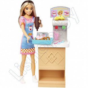 Кукла Barbie Закусочная (HKD79)