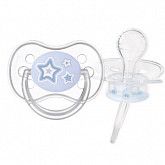 Пустышка Canpol babies Newborn Baby Силиконовая Круглая 18+ мес. (22/564) blue