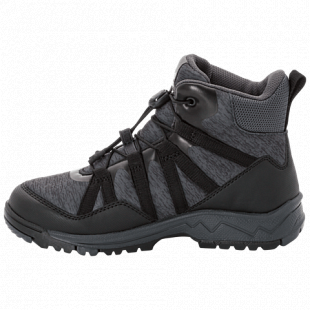 Ботинки детские Jack Wolfskin Thunderbolt Texapore Mid K black / dark grey