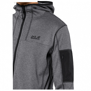 Спортивная куртка мужская Jack Wolfskin Milford Hooded Jacket M black