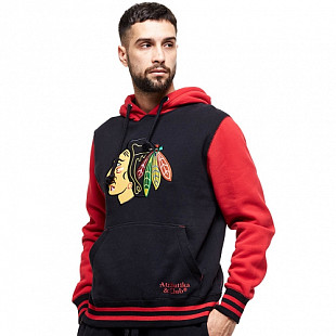 Толстовка Atributika&Club NHL Chicago Blackhawks black/red