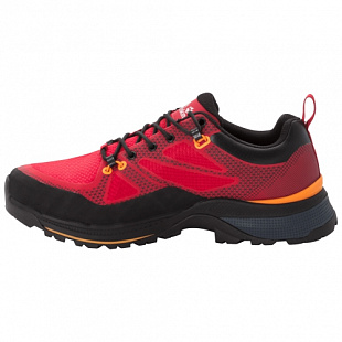Водонепроницаемые кроссовки мужские Jack Wolfskin Force Striker Texapore Low M red / orange