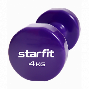 Гантель виниловая Starfit Core 4 кг DB-101 violet