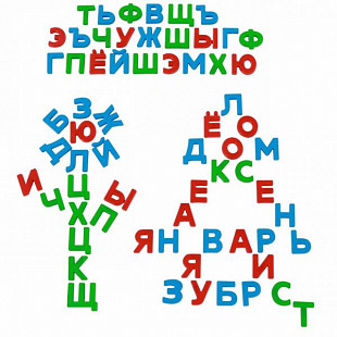 Игровой набор Полесье Три кота буквы на магнитах 66шт 69924