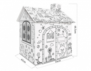 Игрушка-раскраска Дом Z026