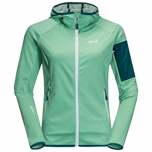 Куртка женская Jack Wolfskin Milford Hooded Jacket W pacific green