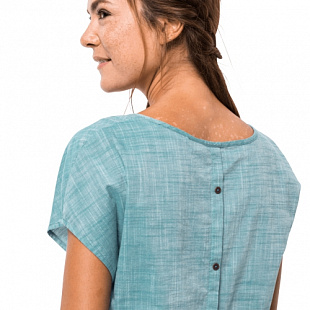 Рубашка женская Jack Wolfskin Emerald Lake Top W aqua