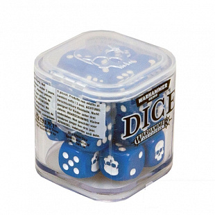 Набор кубов Games Workshop Warhammer Citadel 12 mm Dice Set blue 65-36