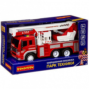 Инерционная машина Bondibon пожарная машина «ПАРК ТЕХНИКИ»  ВВ4067