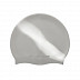 Шапочка для бассейна (плавания) взрослая Mad Wave Multi Adult gray/white