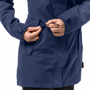 Пальто женское Jack Wolfskin Madison Avenue Coat lapiz blue
