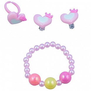 Набор детских украшений Qunxing Toys Милые сердечки R3-6