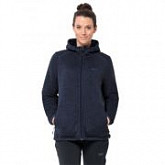 Джемпер женский Jack Wolfskin Lakeland Jacket Women midnight blue