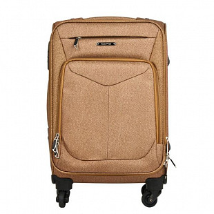 Чемодан малый Polar 20" 2-ой Р8593 light brown