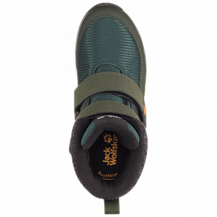 Ботинки детские Jack Wolfskin Polar Bear Texapore Mid Vc K dark green / grey