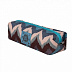 Пенал GRIZZLY PS-96-2 /3 zigzags gray/pink