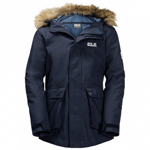 Куртка детская Jack Wolfskin G Elk Island 3In1 Parka midnight blue