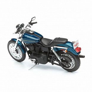 Модель мотоцикла Maisto 1:12 Harley Davidson Dyna Super Glide Sport 2004 (32321) синий