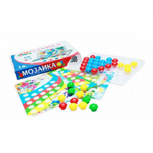 Мозаика на подставке со схемами в коробке Рыжий Кот Мозайкин И-8317