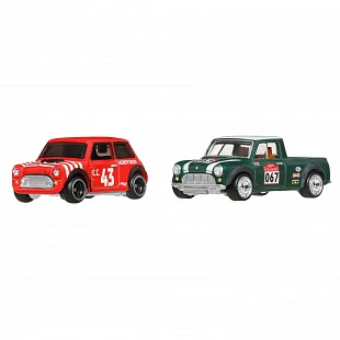 Набор машинок Hot Wheels Premium Car Culture Morris Mini & '67 Austin Mini Pickup (JBK97)