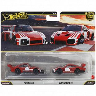 Машинка Hot Wheels Premium Porsche 935 & 2018 Porsche 935 (HBL96 JHW51)