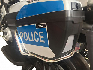 Электромобиль-каталка Chi Lok bo BMW R-1200 white/blue