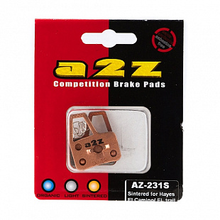 Тормозные колодки A2Z Hayes El Camino/ EL trail hydraulic, Gold AZ-231S