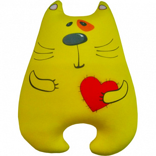 Мягкая игрушка Мнушки Кот Милашка жёлтый АБ000048