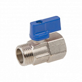 Кран шаровый Av Engineering MINI 1/2" наружная - внутренняя, ручка AVE13712B