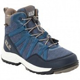 Ботинки детские Jack Wolfskin Thunderbolt Texapore Mid K blue / phantom