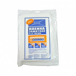 Пленка укрывочная строительная Klebebander 4Walls/50 с европодвесом 4х12,5 м SMC001E