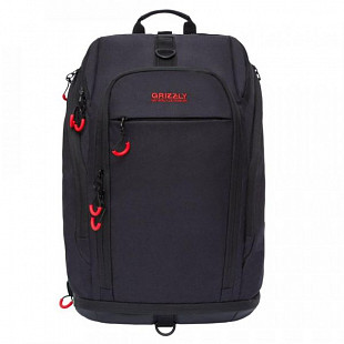 Рюкзак GRIZZLY RQ-906-1 black/red